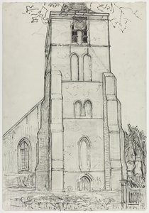 Church Tower at Domburg, late 1910-early 1911